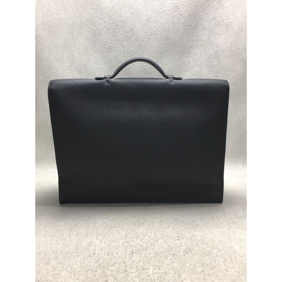Hermes Sac Adepeche Togo Leather Briefcase Bag - Picture 4 of 8